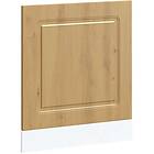 vidaXL Diskmaskinspanel Kalmar artisan ek 60x1,5x67 cm konstruerat trä