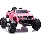 Lean Toys Cars Mercedes Dk-Mt950 Ensitsig Elbil För Barn, Rosa