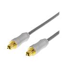 Deltaco High End Toslink Cable optical cable digital audio 2m