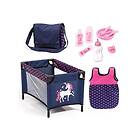 Bayer Design Baby Doll Travel Cot Set Navy