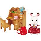 Sylvanian Families Skrivbordset med syster Chokladkanin