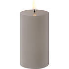 Uyuni Lighting LED Pillar Candle, Sandstone, Smooth, 5,8x10,1 cm