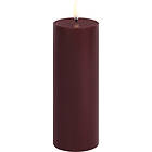 Uyuni Lighting LED Pillar Candle, Wine red, Smooth, 5,8x15,2 cm