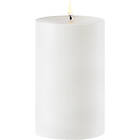 Uyuni Lighting Outdoor LED Pillar Candle, White, 8,4x15 cm