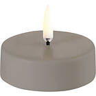 Uyuni Lighting LED Tealight Maxi, Sandstone wax, Smooth, 6,1x2,2 cm