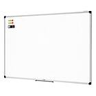 Amazon Basics magnetisk whiteboard med pennfack och aluminiumlister, kan torkas torka, 120 cm x 90 cm (B x H)