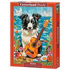 Castorland Pussel Collie, Guitar and the Sea, 500 bitar