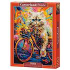 Castorland Pussel Kitten's Floral Ride, 500 bitar