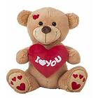 Mjukisleksak I Love You Björn 55 cm Brun