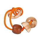 Knep & Knåp, Snör-knep & knåp Orange, 2 halvkulor, 1 ring Svårighetsgrad 5