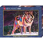 Pussel Fine Art Precious Animals: Nattvarg 1000 Bitar