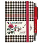 A Red, Red Rose Tartan Notebook (mini with pen) (Burns check tartan) (inbunden, eng)