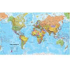 World political laminated