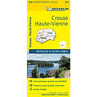 Creuse, Haute-Vienne Michelin Local Map 325