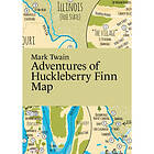 Mark Twain, Adventures of Huckleberry Finn Map