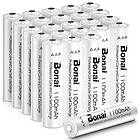 BONAI Laddningsbara Batterier AAA 1100mAh 1,2 V