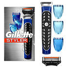 Gillette Styler Rakhyvel, Svart, Blå, NULL