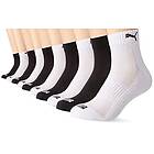 PUMA Unisex strumpor (5-pack), svart/vit, 43-46 EU