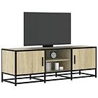 vidaXL Tv-bänk sonoma-ek 120x35x41 cm konstruerat trä och metall