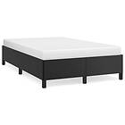 vidaXL sängram utan madrass svart 120x190 cm konstläder