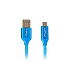Lanberg USB 2,0 Kabel Premium MICRO-B till USB 1,8 Meter QC 3,0 Blå