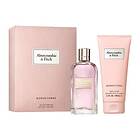 Abercrombie & Fitch First Instinct for women Parfymset (100ml edp, 200ml parfyme