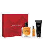 Giorgio Armani Emporio Stronger With You Parfymset (100ml edt, 15ml edt, 75ml duschgel)