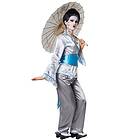 TecTake Förtrollande geisha Aiko