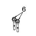 Husqvarna BOLT SHEAR HX HD 1/4-20 CLEAR 5880775-01