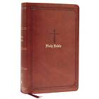 KJV, Personal Size Large Print Single-Column Reference Bible, Leathersoft, Brown
