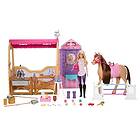 Barbie Toy Stable Playset with Doll, Horse & Accessories JDN43