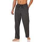 Amazon Essentials Men's Pyjamasbyxa i flanell (finns i Big & Tall), Kolsvart ljung, L