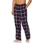 Amazon Essentials Men's Pyjamasbyxa i flanell (finns i Big & Tall), Marinblå Röd Rutig, XXL