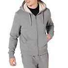 Amazon Essentials Men's Sherpa-fodrad fleecetröja med dragkedja, Ljusgrå ljung, 