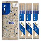 Pilot 3 Pack med 3 Refill 0,5 Raderbart bläck