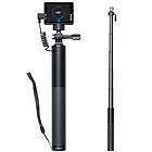 Wolfang Action Cam Selfie Stick laddar din actionkamera med 2 600 mAh (24–60 cm), svart, GB2200