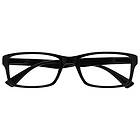 The Reading Glasses Company Svarta läsare designerstil män kvinnor UVR092BK +3,50
