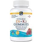 Nordic Naturals Vitamin D3+K2 Gummies 60 gummies