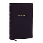 NKJV Personal Size Large Print Bible with 43,000 Cross References, Black Leather
