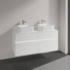 Villeroy & Boch COLLARO SERVANTSKAP 120 M/LYS FOR 2 SERVANTER M/4 SKUFFER HVIT M
