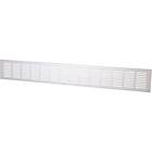 Flexit OVERSTRØMNINGSRIST 600X80MM MATT ALUMINIUM