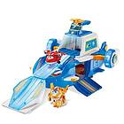 Super Wings Playset SW Aeroport World Aircraft säsong 5 2 TAB-figurer