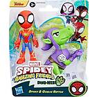 Hasbro Marvels Spidey och hans fantastiska vänner Dino-Webs, actionfigurset med Spidey och Goblin Raptor