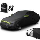 Favoto Car Cover Winter Full Garage Car Cover Dammtät Vattentät Car Cover Autoplane Car Cover för 450-495cm Sedan