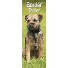 Border Terrier Slim Calendar 2025 Dog Breed Slimline Calendar 12 Month