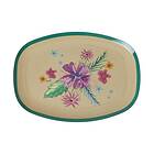 Rice melamintallrik 22x30 cm Arda bloom