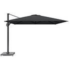 Challenger T¹ premium hängparasoll svart/Jet black 300x300 cm