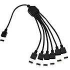 EK Waterblocks EK-D-RGB 6-Way Splitter Cable