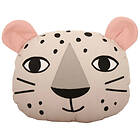 Roommate Leopard Prydnadskudde, Off White