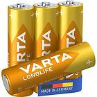 Varta Batteri Alkaliska Longlife LR6/AA 4-Pack